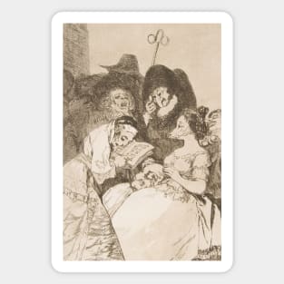 The Filiation by Francisco Goya Magnet